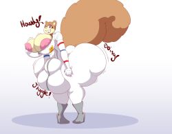 ass_bigger_than_head blizynx bodysuit boob_window breasts_bigger_than_head bulge bulge_through_clothing clothed futa_only futanari huge_breasts hyper_ass hyper_balls hyper_breasts hyper_bulge hyper_penis nipples_visible_through_clothing no_bra no_underwear penis sandy_cheeks spongebob_squarepants