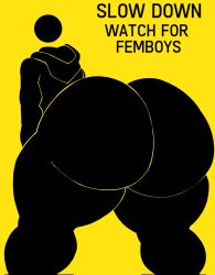 1boy 2020s 2023 ass big_ass big_butt big_thighs black_body black_clothing black_hoodie black_skin butt fat_ass fat_butt femboy femboy_focus femboy_only feminine feminine_body feminine_male feminine_pose girly hood_down hoodie hoodie_only huge_ass huge_butt huge_thighs male male_focus male_only solo tagme text thick thick_ass thick_butt thick_hips thick_legs thick_thighs thighs videogamedunky warning warning_sign warning_sign_person