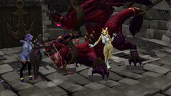 alexstrasza anthro argonian bbdworks blizzard_entertainment bondage digimon draenei dragon dragon_alexstrasza drooling female female_only feral forced gag heroes_of_the_storm nipples open_mouth open_mouth_gag pink_hair renamon saliva the_elder_scrolls warcraft world_of_warcraft