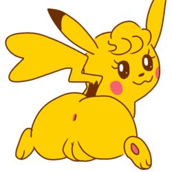 1girls 2018 :3 alternate_hairstyle anus ass big_ass cleft_tail feet female female_only feral fur furry furry_only jk-kino looking_at_viewer looking_back nintendo paws pikachu pokémon_(species) pokemon puffy_pussy pussy rodent smile solo spread_legs spreading tail thick_thighs video_games wide_hips yellow_fur