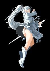 weiss schnee from rwby by automatic giraffe