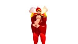 3d animated armor dancing feathers helmet looking_at_viewer nsfwo nsfwo262 red shield_knight shoulder_pads shovel_knight thenaysayer34 winged_helmet wo262