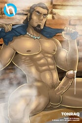 1boy 2017 abs avatar_legends bara big_penis cum dark-skinned_male dark_skin erection facial_hair h-drawer hairy human male male_only muscle muscles muscular muscular_male nude patreon pecs penis pose posing precum pubic_hair sauna sitting smooth_skin solo testicles the_legend_of_korra tonraq towel veiny veiny_penis water_tribe