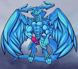 anthro bulge collectollider dragon erection erection_under_clothes magic_the_gathering male male_only penis_outline underwear