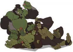 ape brothers father father_and_son gay gorilla haplorhine humanoid incest kuma littlewolf112 male male/male male_only mammal monkey monkey_boy monkey_feet muscular orc orc_male parent penis potion prehensile_feet primate sibling son story story_in_description transformation yaoi