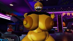 1girl 1girls areola areolae bellavr big_breasts big_thighs breasts breasts_bigger_than_head breasts_out female five_nights_at_freddy's five_nights_at_freddy's_2 flashing flashing_breasts hanging_breasts hyper_areola hyper_breasts hyper_nipples hyper_thighs looking_at_viewer looking_pleasured monster monster_girl nipples round_breasts tagme thighs tongue tongue_out toy_chica toy_chica_(cyanu) toy_chica_(fnaf) video voluptuous vr vr_media vrchat vrchat_avatar vrchat_media vrchat_model