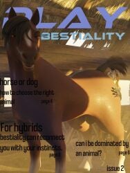 3d absurd_res anal anthro blender_cycles breasts busty_feral cover crotch_breasts crotchboobs digital_media_(artwork) duo equid equine female feral feral_rimming haolde haolde_(character) hi_res horse looking_at_viewer magazine_cover mammal mechanical_arm mechanical_leg open_mouth oral rimming sex submissive submissive_anthro zoophilia