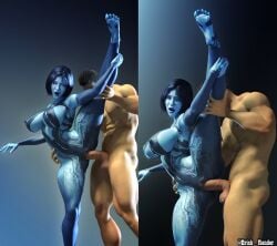 3d 3d_(artwork) big_breasts big_penis blender blender_(software) blue_body blue_skin bob_cut brick_render cortana daz3d daz_studio faceless_male grabbing_waist halo_(series) high_resolution highres holding holding_leg leg_up legs_apart multiple_angles nipples open_mouth penis pleasure_face simple_background standing standing_on_one_leg standing_sex thick_thighs video_games