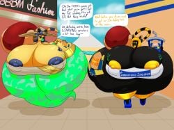 animal_crossing ankha big_ass big_breasts breasts bubble_butt female furry huge_ass huge_breasts tagme thick_thighs user3345 wide_hips