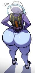 1girls angel_(dragon_ball) big_ass big_ass_(female) blackwhiplash blue_skin blue_skinned_female bwl cus dragon_ball dragon_ball_super edit edited female female_only hands_on_waist huge_ass large_ass light-skinned_female massive_ass no_panties solo thick_ass thick_thighs third-party_edit voluptuous voluptuous_female