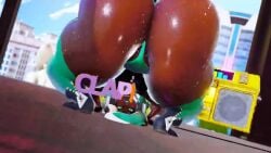 1girls 3d animated ass ass_expansion assquake big_ass big_butt boombox cephalopod cephalopod_humanoid clapping_cheeks dark-skinned_female dark_skin fat_ass fat_butt female female_only gold_boombox_(prevence) huge_ass loop marina_(splatoon) mp4 octoling octopus prevence screen_shaking short_playtime solo solo_female sound splatoon splatoon_(series) splatoon_2 tagme thick thick_ass thick_butt throwing_it_back twerking video