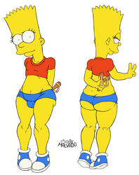 1boy bart_simpson eat_pant femboy girly josemalvado male male_only sissy solo the_simpsons