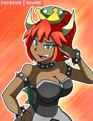 bowsette from mario (series) by kiroxiii