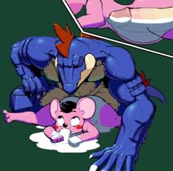 2boys ahe_gao anal anthro big_penis bosun cum cum_inflation cum_through feraligatr fluffabie furry gay huge_penis humanoid_penis inflation internal interspecies kreme_d._kookie male male_only mammal mouse muscular nintendo nude original_character penis pokémon_(species) pokemon pokemon_gsc rodent scalie sex size_difference stomach_bulge video_games yaoi