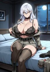 ai_generated blue_eyes ent90 female large_breasts white_hair white_skin