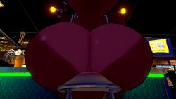 anthro big_ass bottomless_male femboy fexa fexa_(cryptia) indoors_nudity male vrchat vrchat_avatar vrchat_model