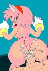 amy_rose anal_penetration anal_rape anal_sex big_ass crying cum_in_ass eyes_closed female rape sex sonic_(series) sonic_the_hedgehog_(series) tears