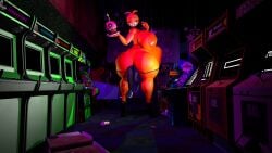 1girls 3d anal_vore female_pred five_nights_at_freddy's five_nights_at_freddy's_2 high_heels huge_ass huge_boobs huge_breasts huge_butt looking_at_viewer looking_back nude nude_female sfm source_filmmaker stripper_heels toy_chica_(cyanu) toy_chica_(fnaf) unwilling_prey vore vore_belly