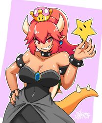 bowsette from mario (series) by kumo (kumo8159)