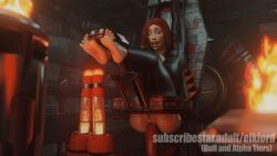 black_widow_(marvel) elklordart feet_torture female forced_orgasm machine_bondage marvel