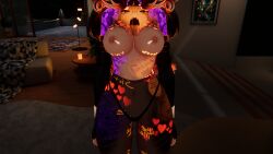 author_character big_breasts body_writing tattoos vrchat