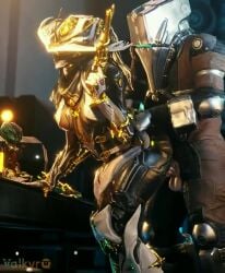 animated corpus from_behind gun holding_gun holding_pistol holding_weapon mesa_(warframe) mesa_prime_(warframe) penetration pistol sex sound sound_effects tagme valkyrq video warframe