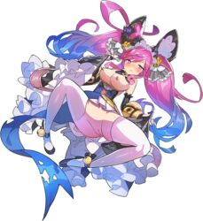 breasts cleo_(dragalia_lost) cygames dragalia_lost edit nintendo nipples ptdmca twintails