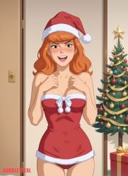 ai_assisted ai_generated cartoon cartoon_network christmas daphne_blake scooby-doo