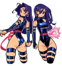 ass ass_focus kaatokunart long_hair marvel_rivals psylocke purple_eyes purple_hair tagme