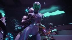 animated female from_behind glowing_genitalia mag_(warframe) nezha_(warframe) penetration sex sound sound_effects tagme vaginal_penetration valkyrq video warframe