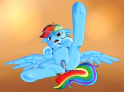 2018 cum edit equine female friendship_is_magic iuth jbond mammal my_little_pony painting pegasus pussy rainbow_dash_(mlp) solo spread_legs spreading straight_hair wings