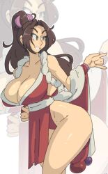 mai shiranui from fatal fury by leedraw11