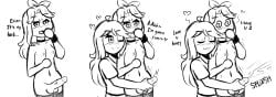 2d 2girls abigail_(stardew_valley) closed_eyes cum cumshot ejaculation erection erin_(ikeychain) female heart hearts ikeychain long_hair love masturbating_other masturbation monochrome one_eye_closed orgasm original original_character penis ribbon sketch spiral_eyes standing stardew_valley stuttering tagme thighhighs trans_(lore) trans_woman_(lore)