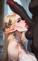 1boy 1boy1girl 1girl1boy 1girls ai_generated blonde blonde_female blonde_hair blonde_hair_female cock_worship curvaceous curvaceous_body curves curvy curvy_body curvy_female curvy_figure dark-skinned_male elf_ears female heterosexual hourglass_figure lanai licking licking_penis light-skinned_female light_skin male male/female man milf oral oral_sex straight voluptuous voluptuous_female woman yellow_eyes