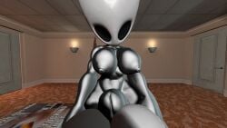 3d big_ass big_balls big_breasts big_penis female futa_on_female futanari hollow_knight hornet_(hollow_knight) kabalmystic kabalmystic_(artist) penis penis_on_body penis_on_breast penis_on_chest penis_out pov sadako sadako_(kabalmystic)