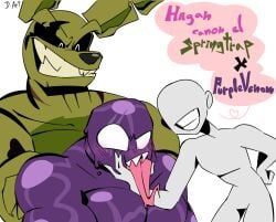 el_benon elbenon purple_venom purplevenom springtrap_(fnaf) youtube_hispanic