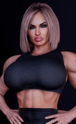 1girls 3d ass athletic athletic_female big_ass big_breasts breasts bust busty curvaceous curvy curvy_figure female female_focus fit fit_female hips hourglass_figure huge_ass huge_breasts karen_(sevenarts) karen_king large_ass large_breasts legs light-skinned_female light_skin mature mature_female original original_character sevenarts slim_waist thesevenartsx thick thick_hips thick_legs thick_thighs thighs top_heavy voluptuous voluptuous_female waist wide_hips