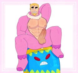 bara brawl_stars bunny_grom costume flashy422 gay grom_(brawl_stars) muscular_male теориямертвогополушариябравлстарсеров