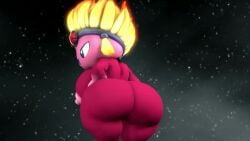 1girls 3d 3d_(artwork) ass ass_focus back breasts burning_leo colored_skin completely_nude destroyerflamevs fiery_hair from_behind half-closed_eyes huge_ass huge_breasts kirby_(series) kirby_super_star kirby_super_star_ultra large_breasts leaning_forward looking_back nintendo nipples nude pink_skin red_fur red_gemstone red_skin short_hair shortstack sky solo standing star_(sky) tagme thick_thighs thighs twerking video wide_hips