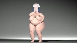 3d animated dawn_(pokemon) fat fat_butt inflation mp4 obese obese_female overweight overweight_female pamperpanzer pokemon sound tagme video weight_gain