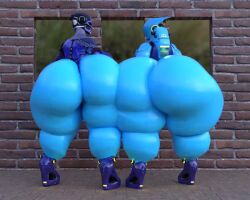 2girls ada-1 big_ass big_breasts bottom_heavy breasts bubble_butt destiny_(game) female haydee haydee_(game) huge_ass huge_breasts hyper_ass multiple_girls qzk_forte tagme thick_thighs video wide_hips