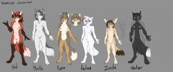 absurd_res anthro arctic_fox arctica_(vixen_logic) areola bare_breasts belly_tuft black_body black_fur black_hair blue_eyes braided_hair breasts brown_body brown_fur brown_hair canid canine cheek_tuft chest_tuft colored digital_media_(artwork) dipstick_ears dipstick_hair dipstick_tail ear_markings ear_piercing eyewear eyewear_on_head facial_tuft female fennec_fox ferra_(vixen_logic) flat_colors fox foxboy83 fur genitals glasses gloves_(marking) green_eyes grey_body grey_fur grey_hair group hair hi_res highlights_(coloring) inner_ear_fluff jewelry leg_markings long_hair mammal marble_(vixen_logic) marble_fox markings model_sheet multicolored_ears navel nipples nude pendant piercing ponytail purple_eyes pussy red_(vixen_logic) red_body red_fox red_fur red_hair red_highlights round_glasses short_hair silver_(vixen_logic) silver_fox simple_background socks_(marking) standing sunglasses sunglasses_on_head tail tail_markings tan_body tan_fur tibetan_sand_fox tied_hair tootaloo true_fox tuft vixen_logic white_body white_fur white_hair yellow_eyes zerda_(vixen_logic)