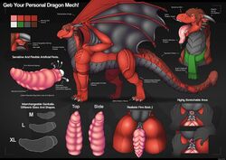 2018 4_toes anus ass black_background black_horn black_scales black_skin brown_fur brown_mane butt_grab claws close-up color_swatch curved_horn digital_media_(artwork) disembodied_hand disembodied_penis dragon dripping drooling ear_piercing english_text erection feral fur green_eyes grey_claws hand_on_butt hi_res horn looking_aside machine male mechanical_dragon membranous_wings model_sheet open_mouth open_smile penis piercing pink_anus pink_penis pink_tongue quadruped raised_tail ray_vanhem red_scales red_skin ribbed_penis saliva saliva_string scales scalie scarf sharp_claws sharp_teeth side_view simple_background smile smooth_horn solo spikes spread_wings standing tail_tuft teeth text toe_claws toes tongue tongue_out tuft wemd western_dragon wings