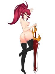 elesis elesis_(elsword) elesis_sieghart grand_chase red_hair