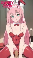 1boy 1girls 1igrl animated anime_style areolae big_breasts breasts bunny_ears bunnysuit cleavage climax clothed cowgirl_position cum_in_pussy cum_inside cumming cumming_inside cumming_together cumming_while_penetrated cumming_while_penetrating curvy curvy_body curvy_female cute darling_in_the_franxx erection eyelashes female green_eyes horns light_skinned_female long_hair male mp4 nipples ohmywaifu oppai pale_skin patreon patreon_username penis penis_in_pussy pink_hair smile tagme vaginal_penetration vaginal_sex vertical_video video video_game video_games zero_two_(darling_in_the_franxx)