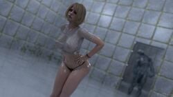 3d 3d_(artwork) 3dx ashley_graham ashley_graham_(ella_freya) female pool resident_evil resident_evil_4 resident_evil_4_remake taidoro wet