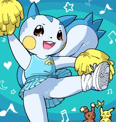 buneary cheerleader g-sun nintendo pachirisu pikachu pokémon_(species) pokemon