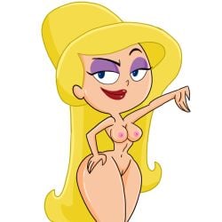 1girls blonde_hair breasts cartoon_network eris_(billy_and_mandy) female female_only naked nipples nude nude_female pussy rule34draw the_grim_adventures_of_billy_and_mandy vagina warner_brothers