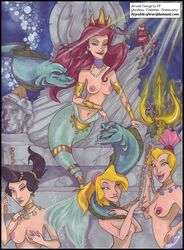 adella andrina ariel ariel's_sisters arista bondage disney female flotsam jetsam king_triton mermaid nipples sebastian_(disney) the_little_mermaid the_little_mermaid_(1989_film) vp