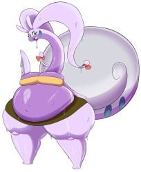 big_breasts breasts chubby chubby_female cinderdraws female_focus female_only female_pokemon goodra no_humans pokémon_(species) pokemon pokemon_(species) solo_female thick_thighs wide_hips